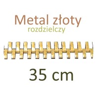 METR  35cm zamek metal złoty rozdzielczy   WYBÓR KOLORÓW